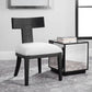 Idris Armless Chair, Charcoal