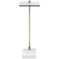 Butler Accent Table, White
