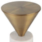 Top Hat Drink Table, Brass