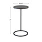 Brunei Accent Table, Nickel