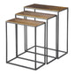 Coreene Nesting Tables, Gold, S/3