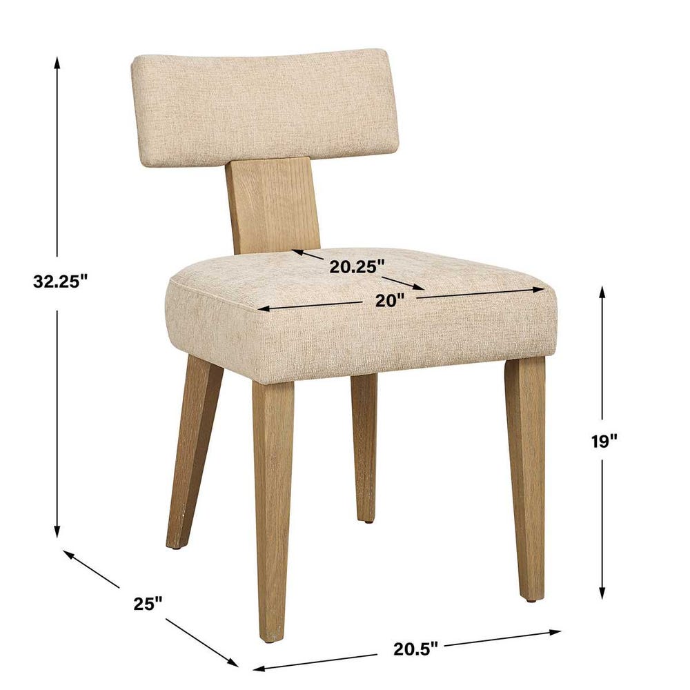 Elysian Dining Chair, Sand, 2 Per Box, Priced Each