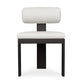 Bolster Back Outdoor Dining Chair, Oyster