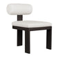 Bolster Back Outdoor Dining Chair, Oyster