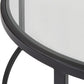 Rhea Nesting Coffee Tables, Black, S/2