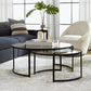 Rhea Nesting Coffee Tables, Black, S/2