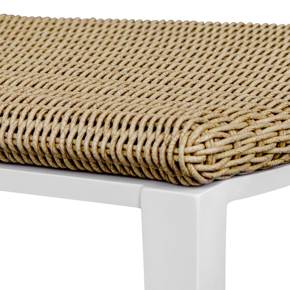 Calbas Outdoor Dining Chair, White