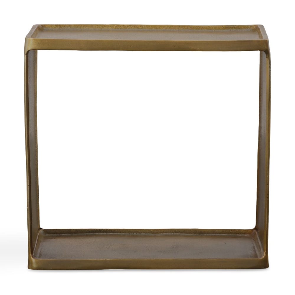 Derwent Side Table, Antique Brass