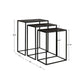 Coreene Nesting Tables, Black, S/3