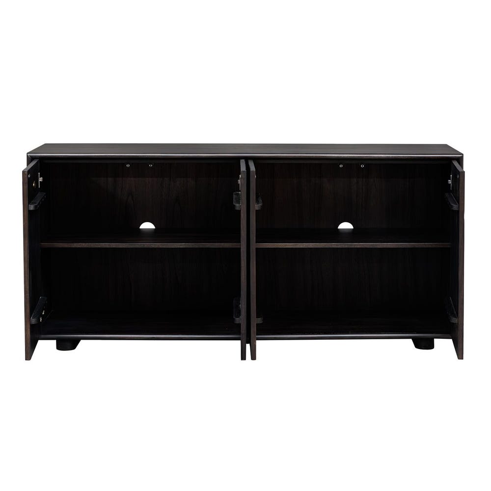 Stevenson 4 Door Cabinet, Ebony