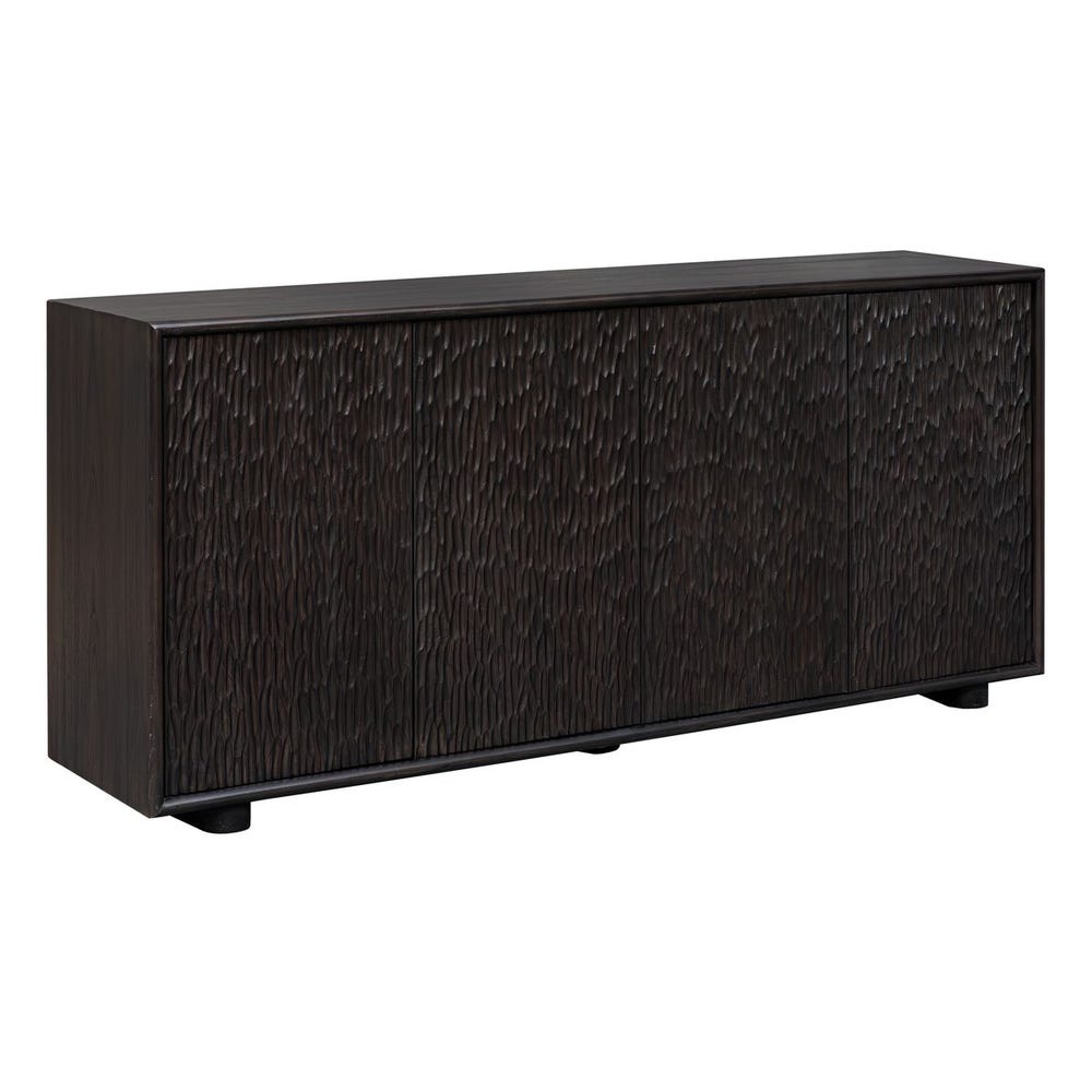Stevenson 4 Door Cabinet, Ebony