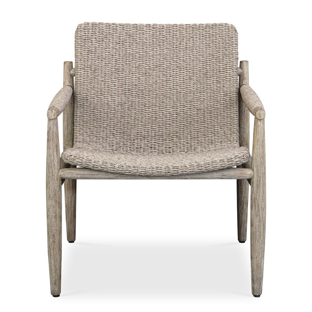 Sumba Outdoor Lounge Chair, Oatmeal