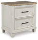 Shaybrock Two Draw Night Stand