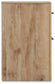 Hyanna Twin Panel Bed with 1 Side Storage, Dresser, Mirror, Chest and Nightstand