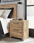 Hyanna Queen Panel Bed with 2 Side Storage, Dresser, Mirror, Chest and Nightstand
