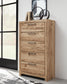 Hyanna Queen Panel Bed, Dresser, Mirror, Chest and Nightstand
