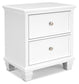 Fortman Queen Panel Bed with Mirrored Dresser, Chest and Nightstand