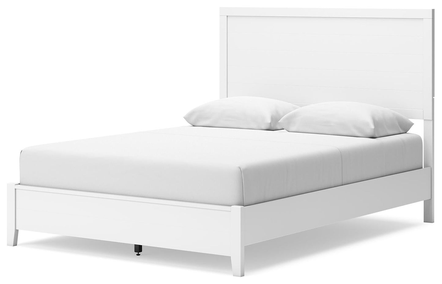 Binterglen Queen Panel Bed with Mirrored Dresser and Nightstand