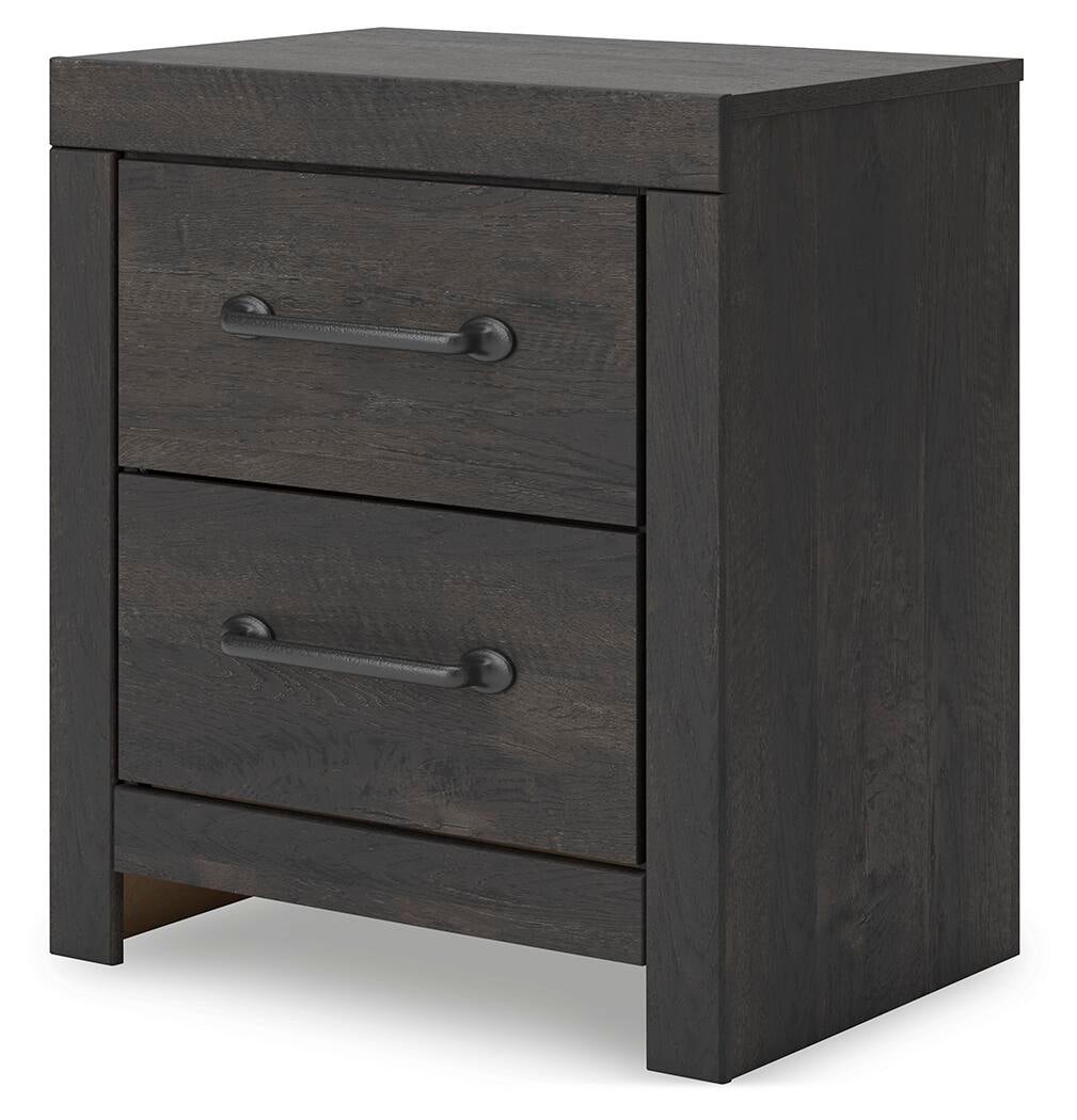 Hollivern Twin Panel Storage Bed, Dresser, Mirror and Nightstand