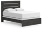 Hollivern Queen Panel Bed, Dresser and Mirror
