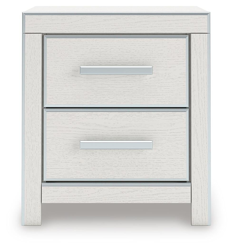 Zuraleus California King Upholstered Bed, Dresser, Mirror, Chest and Nightstand