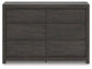 Parlayon Six Drawer Dresser
