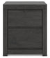Parlayon Two Drawer Night Stand