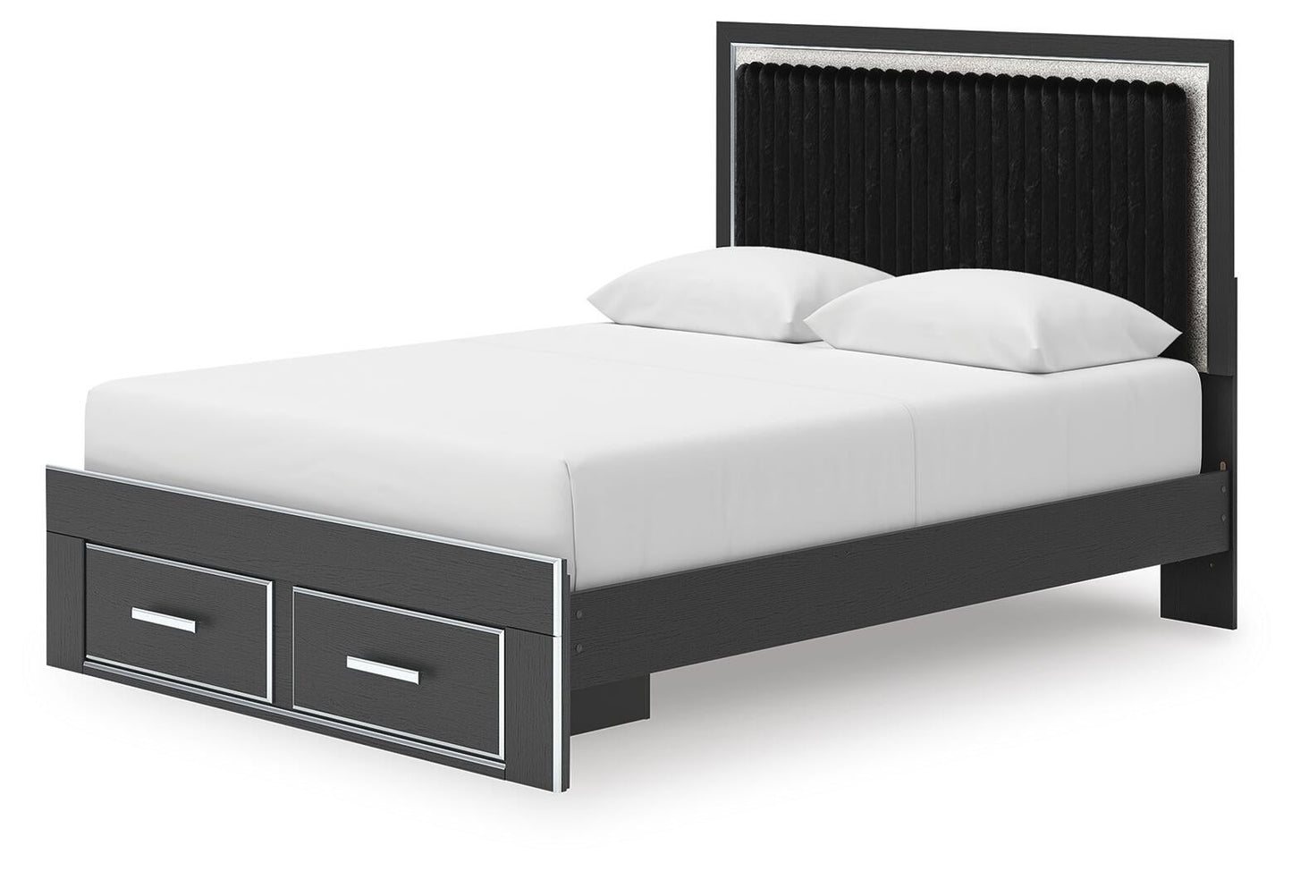 Birmonton Queen Upholstered Panel Storage Bed