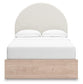 Shapella Full Upholstered Panel Bed with Storage