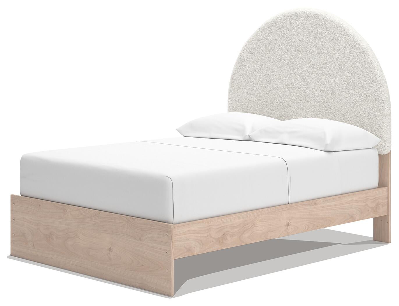 Shapella Full Upholstered Panel Bed with Storage