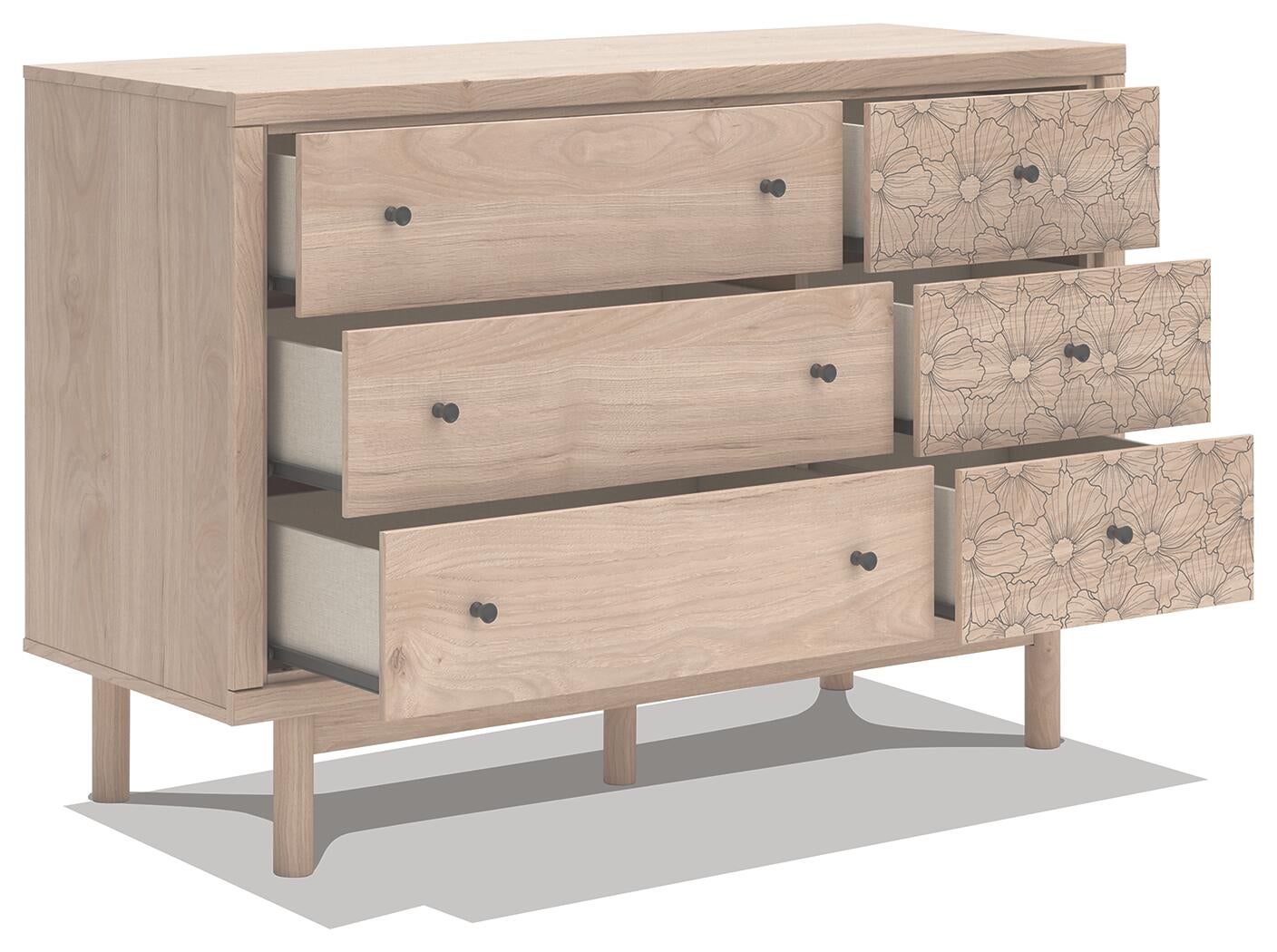 Shapella Six Drawer Dresser