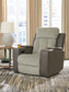 Stately Check PWR Recliner/ADJ Headrest