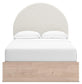 Shapella Full Upholstered Panel Bed