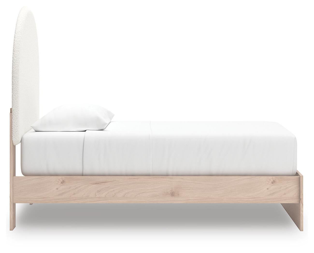 Shapella Twin Upholstered Panel Bed