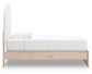 Shapella Twin Upholstered Panel Bed