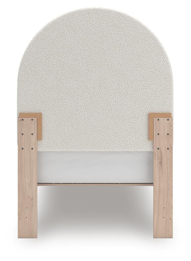 Shapella Twin Upholstered Panel Bed