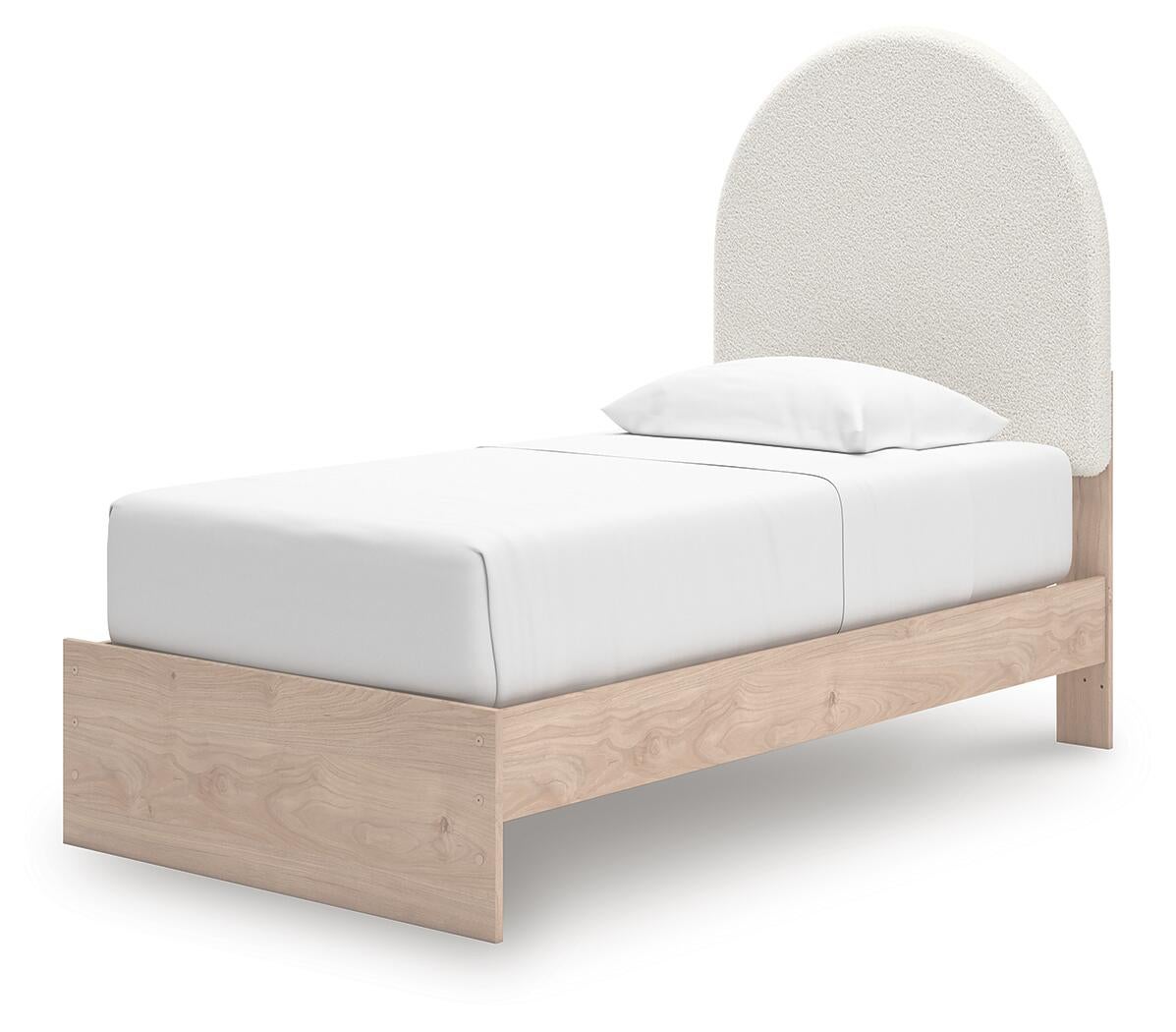Shapella Twin Upholstered Panel Bed