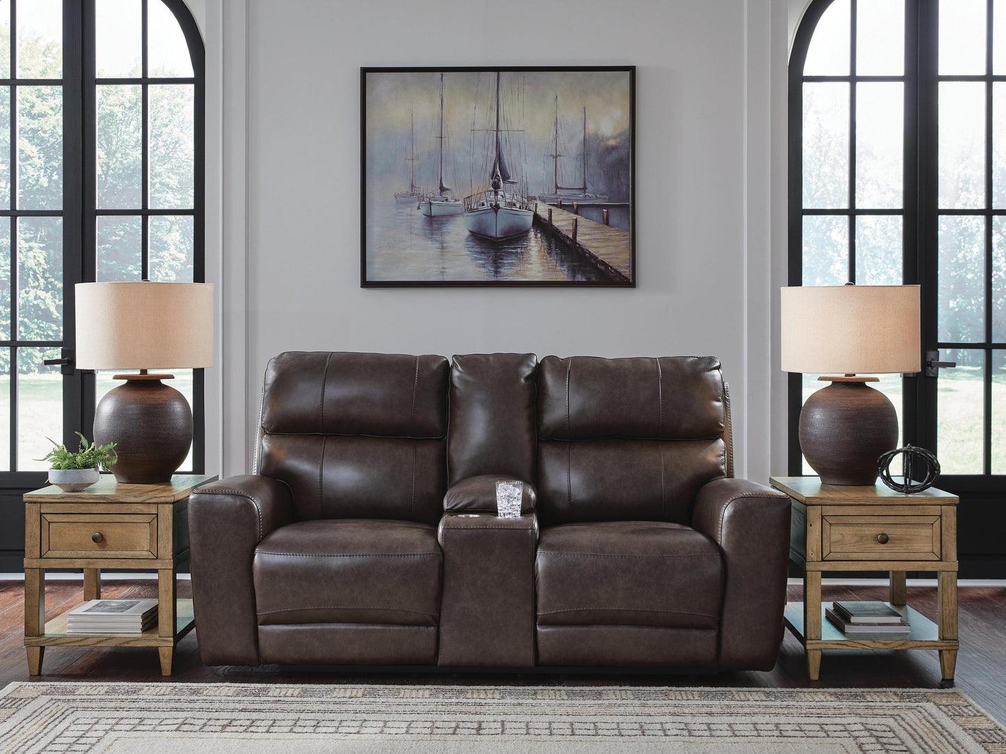 Beadel PWR REC Loveseat/CON/ADJ HDRST