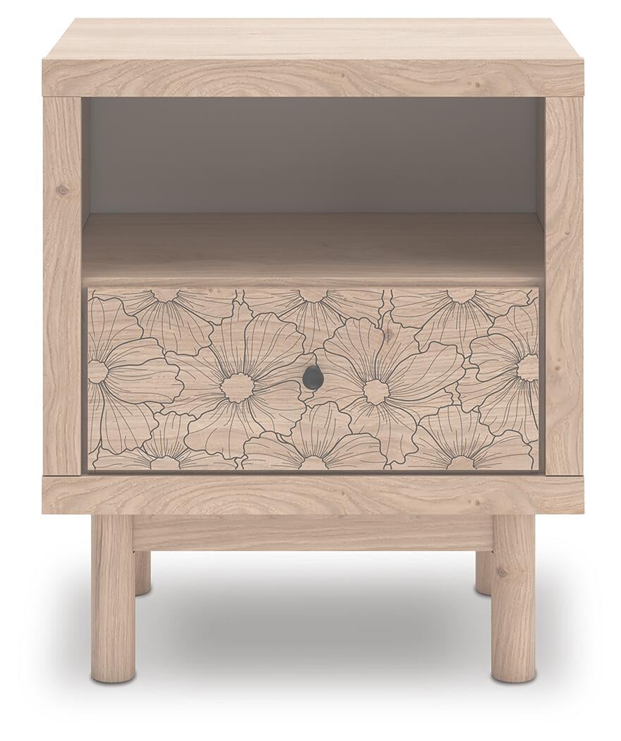 Shapella One Drawer Night Stand