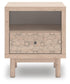 Shapella One Drawer Night Stand