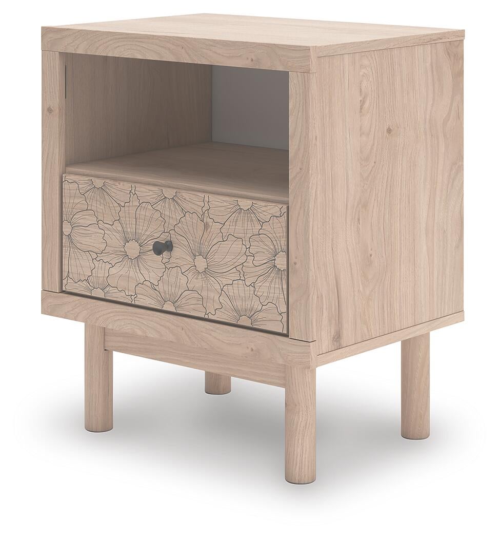 Shapella One Drawer Night Stand
