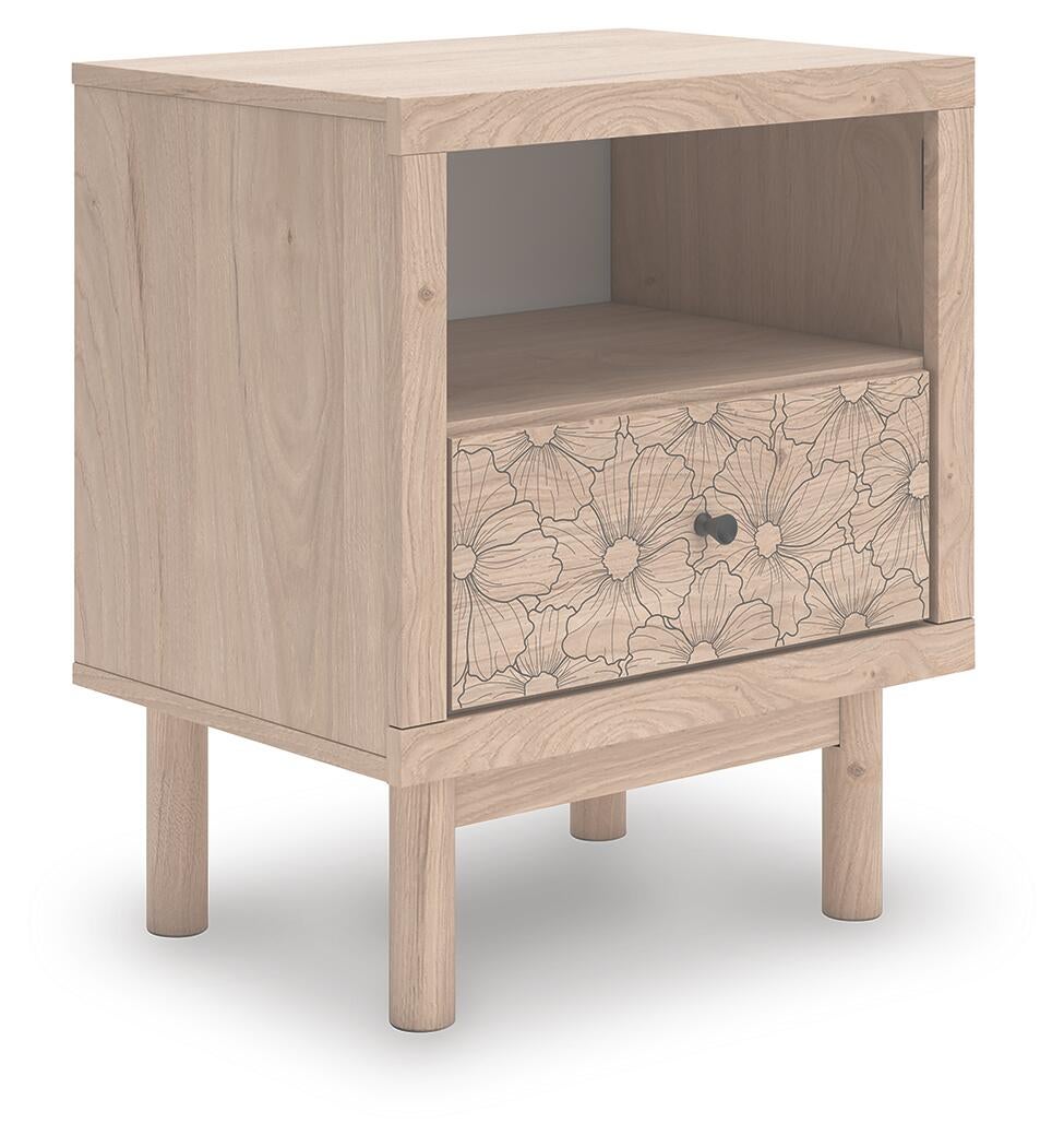 Shapella One Drawer Night Stand