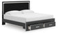Birmonton King Upholstered Panel Storage Bed
