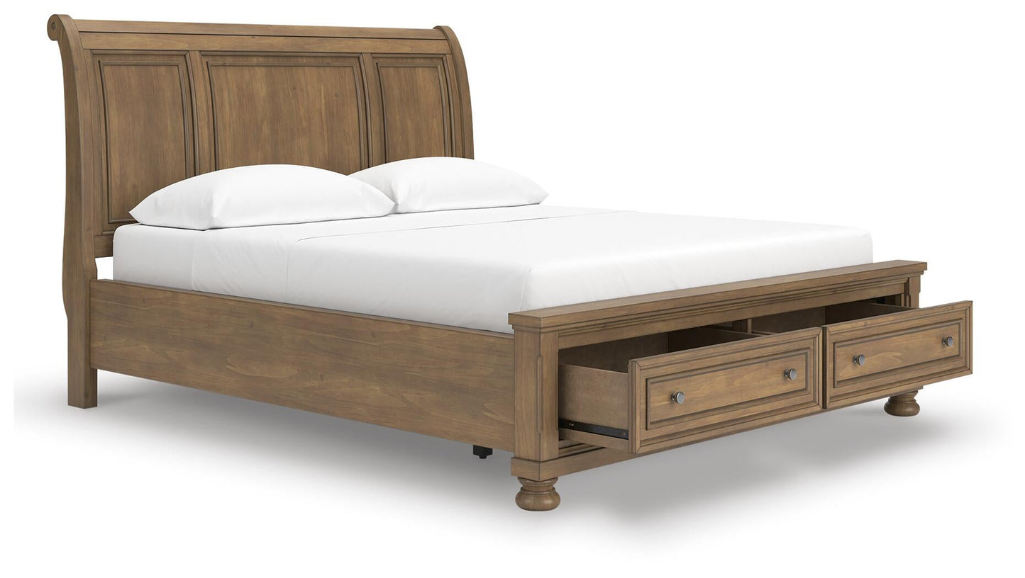 Vandenmore California King Storage Sleigh Bed