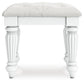 Maylilly Vanity Upholstered Stool