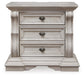 Andonhall Three Drawer Night Stand