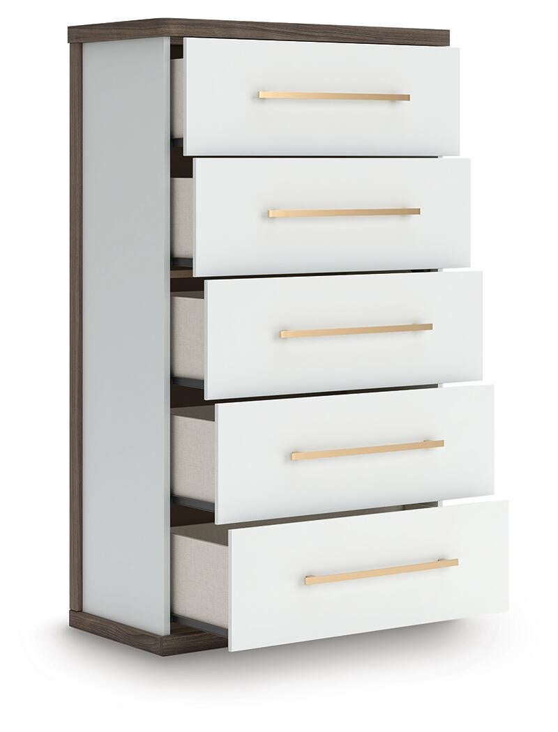 Mazilar Five Drawer Chest