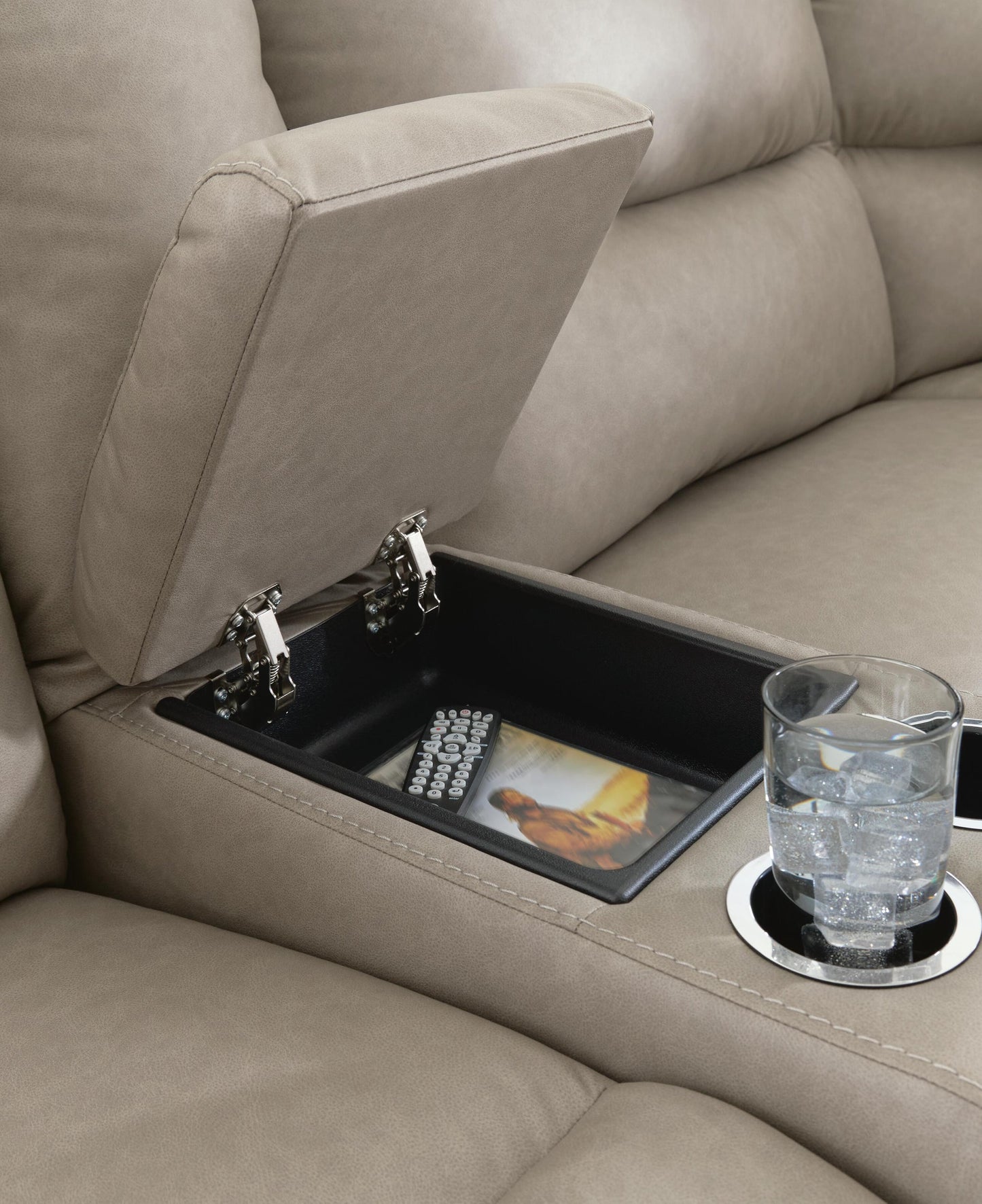 Brannigan 5-Piece Reclining Sectional with Storage Consoles