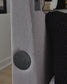 Cayberry King Upholstered Bed with Wireless Audio
