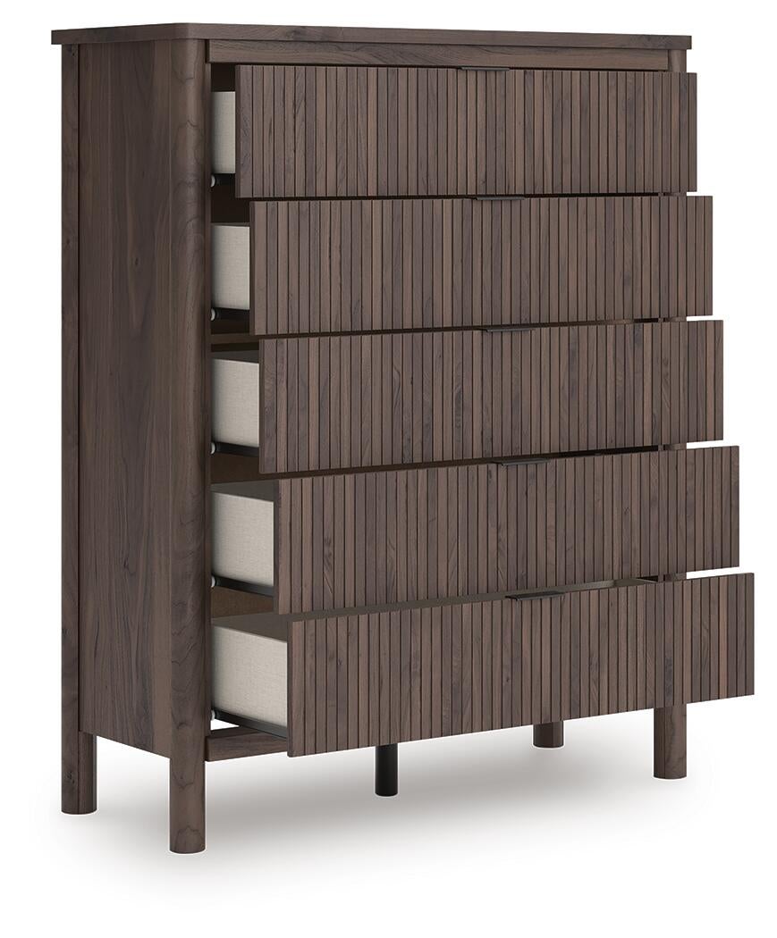 Cadmori Five Drawer Wide Chest